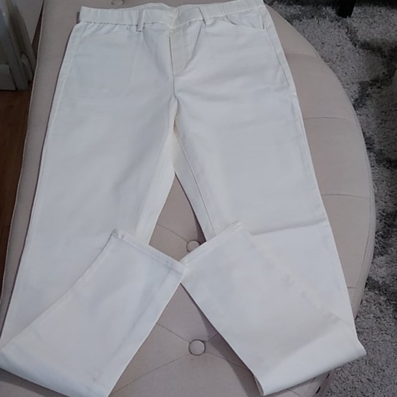 Uniqlo off-white skinny style pants - Picture 2 of 12